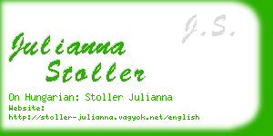 julianna stoller business card